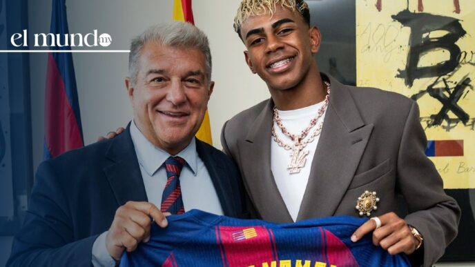 Lamine Yamal es el nuevo 10 del FC Barcelona para la temporada 2025-2026