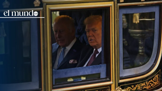 Donald Trump visita Reino Unido entre protestas masivas