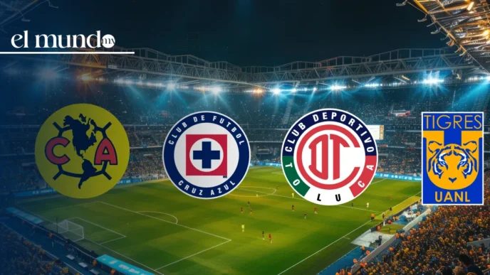 El “Big 4”: América, Cruz Azul, Toluca y Tigres, los gigantes que dominan la Liga MX