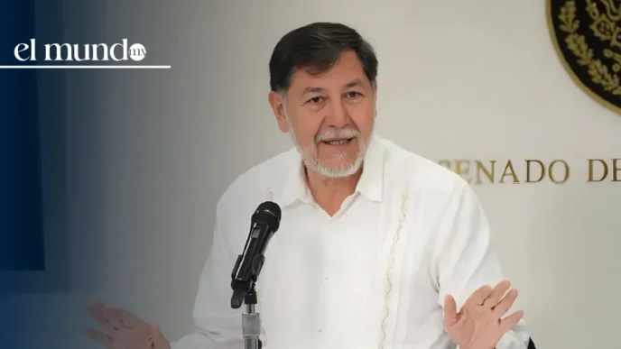 Estudiantes increpan y abuchean a Gerardo Fernández Noroña en Guanajuato